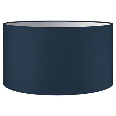 Lampenkap cilinder | rond | katoen | stoffen lampenkap | cilinderkap  | Ø45cm H23cm | blauw