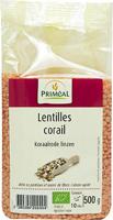 Primeal Linzen rood bio 500 Gram - thumbnail