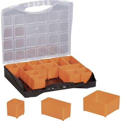 Alutec Assortimentskoffer (l x b x h) 300 x 255 x 54 mm Aantal vakken: 16 Variabele onderverdeling Inhoud 1 stuk(s)