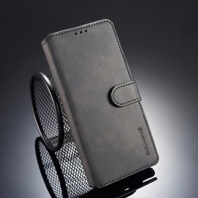 DG. MING Retro olie kant horizontale Flip Case voor Galaxy Note9 met houder & kaartsleuven & portemonnee (zwart)