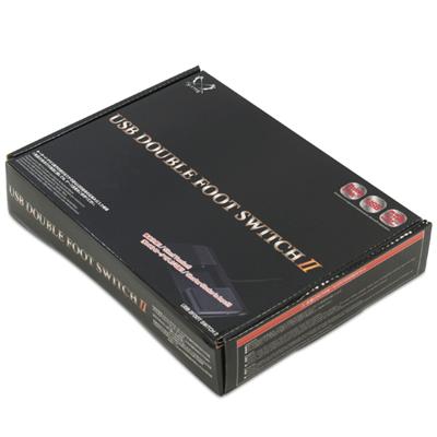 USB Foot Switch 2 Double - Voetschakelaar - 2 knoppen - met bekabeling USB Foot Switch 2 Double - Voetschakelaar - 2 knoppen - met bekabeling