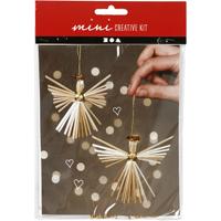Creativ Company Creative mini kit, engel van stro, h: 8 cm, 1 doos - thumbnail