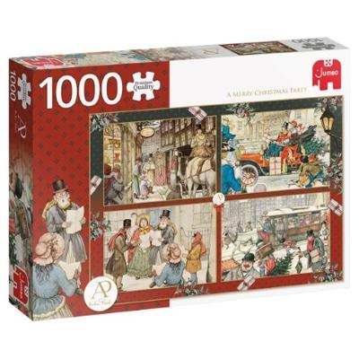 Puzzel xmas vrolijk kerstfeest 1000 st. Plenty Gifts Spellen - Plenty gifts spellen