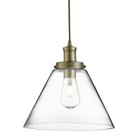 Searchlight HanglampPyramid Ø 29cm antiek brons - 3228AB - thumbnail