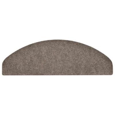 Trapmatten Zelfklevend 30 stuks 65x21x4 cm Beige Halfrond Groot Trapmatten Zelfklevend 30 stuks 65x21x4 cm Beige Halfrond Groot