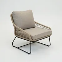 Emilia lounge stoel bruin - thumbnail