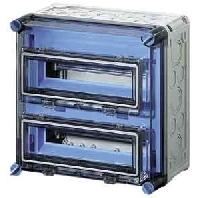 Hensel 2000603 Mi 1222 Kleine verdeelkast Opbouw (op muur) Aantal groepen: 24 Aantal rijen: 2 Inhoud: 1 stuk(s)