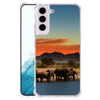 Samsung Galaxy S22 Case Anti-shock Olifanten - thumbnail