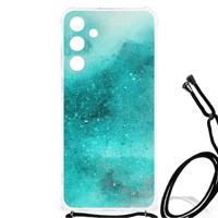 Back Cover Samsung Galaxy A25 Painting Blue - thumbnail