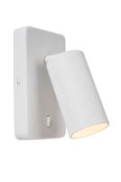 Lucide CLUBS - Bedlamp / Wandlamp - 1xGU10 - Wit - thumbnail