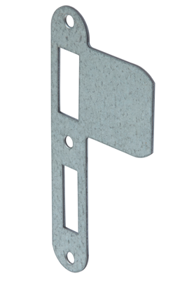 Nemef VP1276 Sluitplaat | staal verzinkt 23x127.3mm afgerond | verlengd | DR 1+2+3+4 - 9127690220 Nemef VP1276 Sluitplaat | staal verzinkt 23x127.3mm afgerond | verlengd | DR 1+2+3+4 - 9127690220