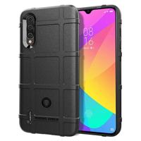 Schokbestendige beschermer cover volledige dekking siliconen case voor Xiaomi mi CC9 (zwart) - thumbnail