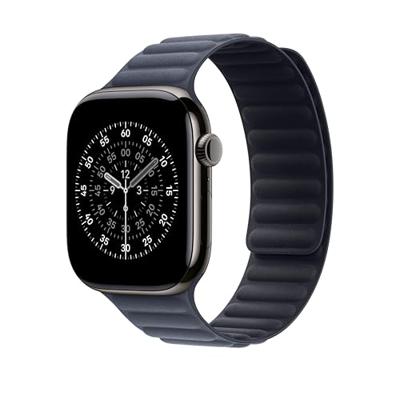 Apple Watch Band - Magnetic Link - 46 mm - Marineblauw - M/L