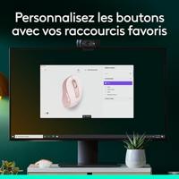 Logitech Signature M650 draadloze muis - stil, Bluetooth, programmeerbare knoppen - roze - thumbnail