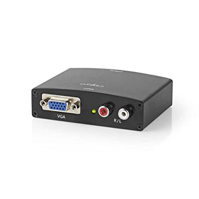 VGA-naar-HDMI-Converter | 1-Wegs - VGA + 2x RCA (L/R)-Ingang | HDMI-Uitgang - thumbnail
