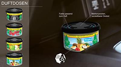 Wunder-Baum Geurbomen luchtverfrisser "geurblik". wb fragrance box black ic air fresher