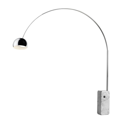 Flos Arco LED Vloerlamp - Roestvrij staal Flos Arco LED Vloerlamp - Roestvrij staal