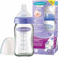 Lansinoh Glazen Zuigfles + Speen 160ml - thumbnail