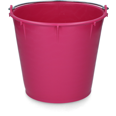Emmer 7 l met beugel roze Emmer 7 l met beugel roze