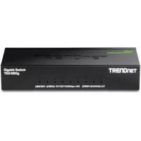 TRENDnet 8-poorts onbeheerde gigabit-schakelaar, TEG-S80G, Desktop Ethernet metalen schakelaar, Ethernet-splitter, ventilatorloos, 16 Gbps schakelcapaciteit, Plug & Play, levenslange bescherming, - thumbnail