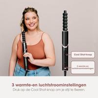 2 in 1 föhn & föhnstyler - SHARK FLEXSTYLE - HD426EU - 3 accessoires - Zwart en rosé goud - 1400 W - thumbnail