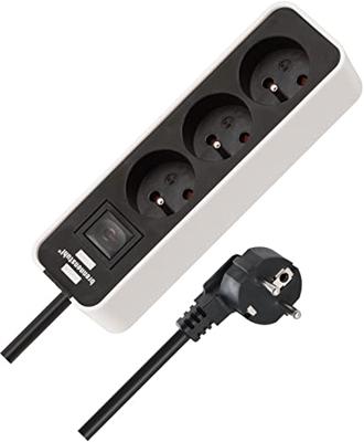 Brennenstuhl Ecolor stekkerdoos | 3-voudig | Wit/Zwart | 5m H05VV-F 3G1,5 | FR/BE - 1153234520 Brennenstuhl Ecolor stekkerdoos | 3-voudig | Wit/Zwart | 5m H05VV-F 3G1,5 | FR/BE - 1153234520