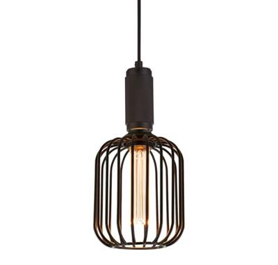 Searchlight 1-lichts hanglampSuspension zwart - 77651BK