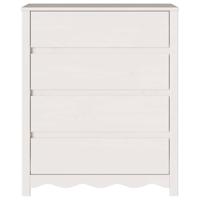 Ladekast Drammen Wit 76.5 x 40 x 91 cm Massief grenenhout - thumbnail