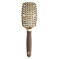 Olivia Garden Flex Boar&Nylon Bristles Gold&Brown Brush Ø25mm - thumbnail
