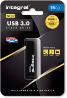 Integral USB stick 3.0, 16 GB, zwart - thumbnail
