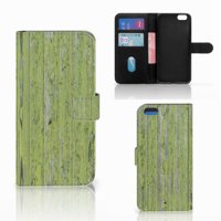Apple iPhone 7 Plus | 8 Plus Book Style Case Green Wood - thumbnail