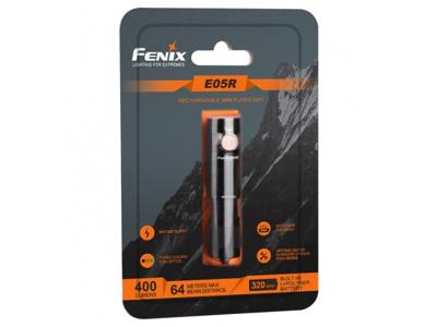 Fenix Light E05R Zaklamp werkt op een accu LED 400 lm 24 g Fenix Light E05R Zaklamp werkt op een accu LED 400 lm 24 g