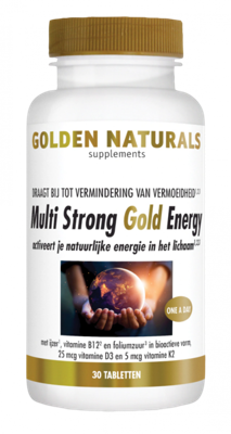 Golden Naturals Multi Strong Gold Energy Tabletten Golden Naturals Multi Strong Gold Energy Tabletten