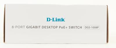 D-Link DGS-1008P Netwerk switch 8 poorten 1 GBit/s PoE-functie - thumbnail