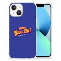 iPhone 13 Telefoonhoesje met tekst Never Give Up - thumbnail