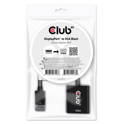 Club 3D DisplayPort 1.1 naar VGA Active Adapter
