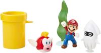 Super Mario Action Figure Set - Underwater Diorama - thumbnail