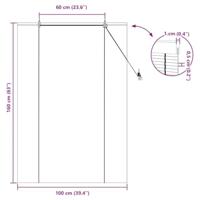 Raambuiten & Gordijnen Naturel 100 x 160 cm Bamboe - thumbnail