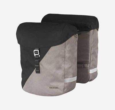 Racktime dubbele tas "vida 2.0" double bag vida 2.0 carbon bl./st.black