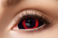 Sclera Red Demon lenzen - thumbnail