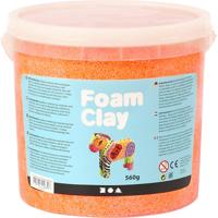Foam Clay ®, neon oranje, 560 gr/ 1 emmer - thumbnail