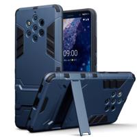 Qubits - Double Armor Layer hoes met stand - Nokia 9 PureView - Blauw - thumbnail