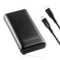 MOJOGEAR snelladen-set MINI XL voor iPhone & iPad: 20.000 mAh XL powerbank + Lightning naar USB-C kabel - thumbnail