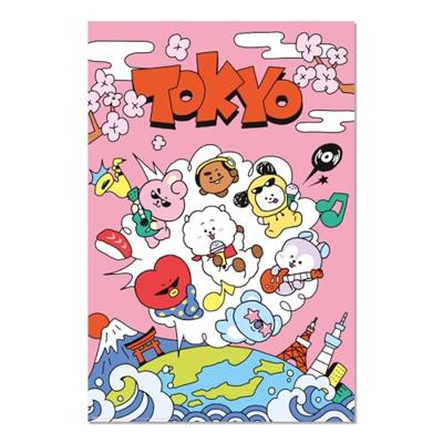 Poster BT21 - World Voyage 61x91,5cm