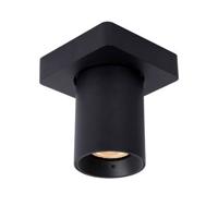 Lucide NIGEL - Plafondspot - LED Dim to warm - GU10 - 1x5W 2200K/3000K - Zwart - thumbnail