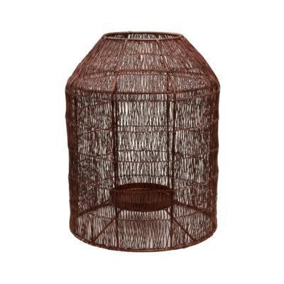 PTMD windlicht maddin s koperkleurig 30 cm | 4 stuks