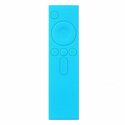 6 stuks zachte siliconen TPU beschermende case externe rubberen Cover Case voor Xiaomi afstandsbediening I mi TV Box (blauw)