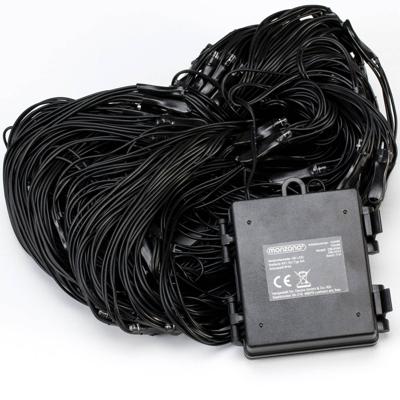 Lichtketting blauw 100 LED's 120x120cm voor binnen of buiten