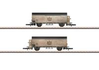 Märklin 82553 Z set van 2 gesloten goederenwagons Kessler-transport van de DRG - thumbnail