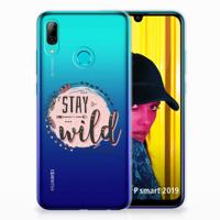 Huawei P Smart 2019 Telefoonhoesje met Naam Boho Stay Wild - thumbnail